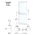 CRL-U.S. Aluminum White KYNAR® Narrow Stile Geared-Hinge Entrance Door
