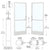 CRL-U.S. Aluminum Narrow-Stile Entrance Door White KYNAR® ADA Rail