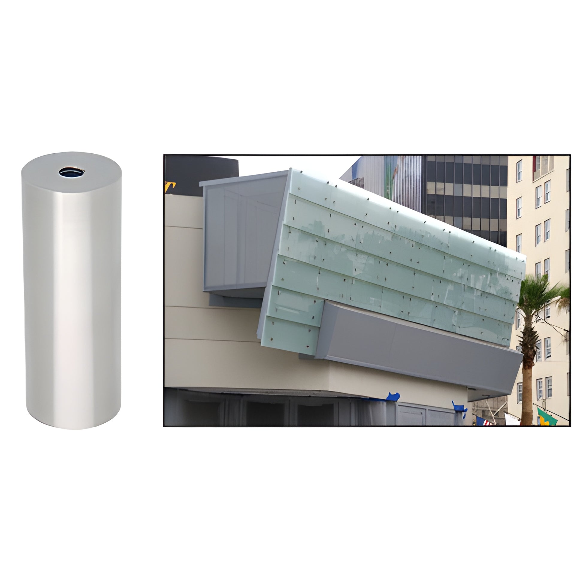 Brushed 316 stainless 1-1/2" diameter standoff cap for signage and displays, 4" length (SKU S0B1124BS)