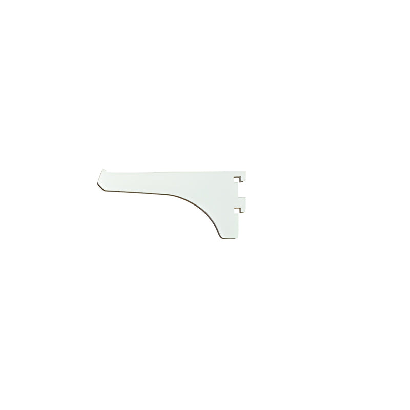 CRL SKU 122BA4 brite anodized aluminum 4" slip-in glass shelf bracket, hidden-slot low-profile design