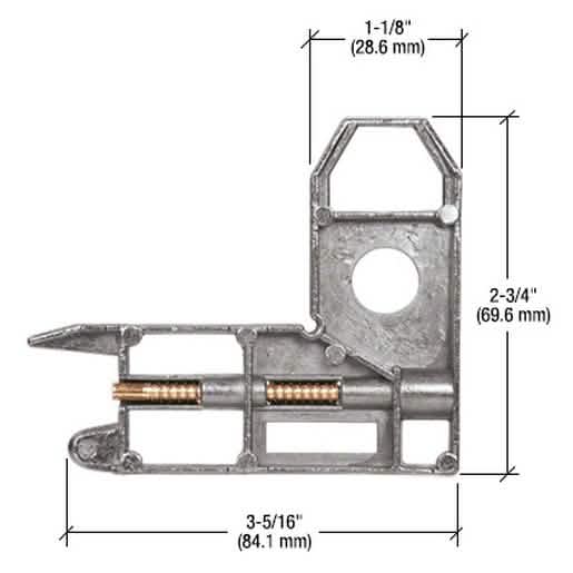 CRL Sliding Screen Door Corner Insert Bulk Pack (20) - Enhance Door Durability & Fit