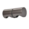 CRL Crescent back-to-back grip knob, matte gun metal solid brass, 1" dia for 6-12mm glass (SKU: SDK140MGM)