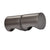 CRL Matte Gunmetal E-Z Grip Back-to-Back Door Knob Set
