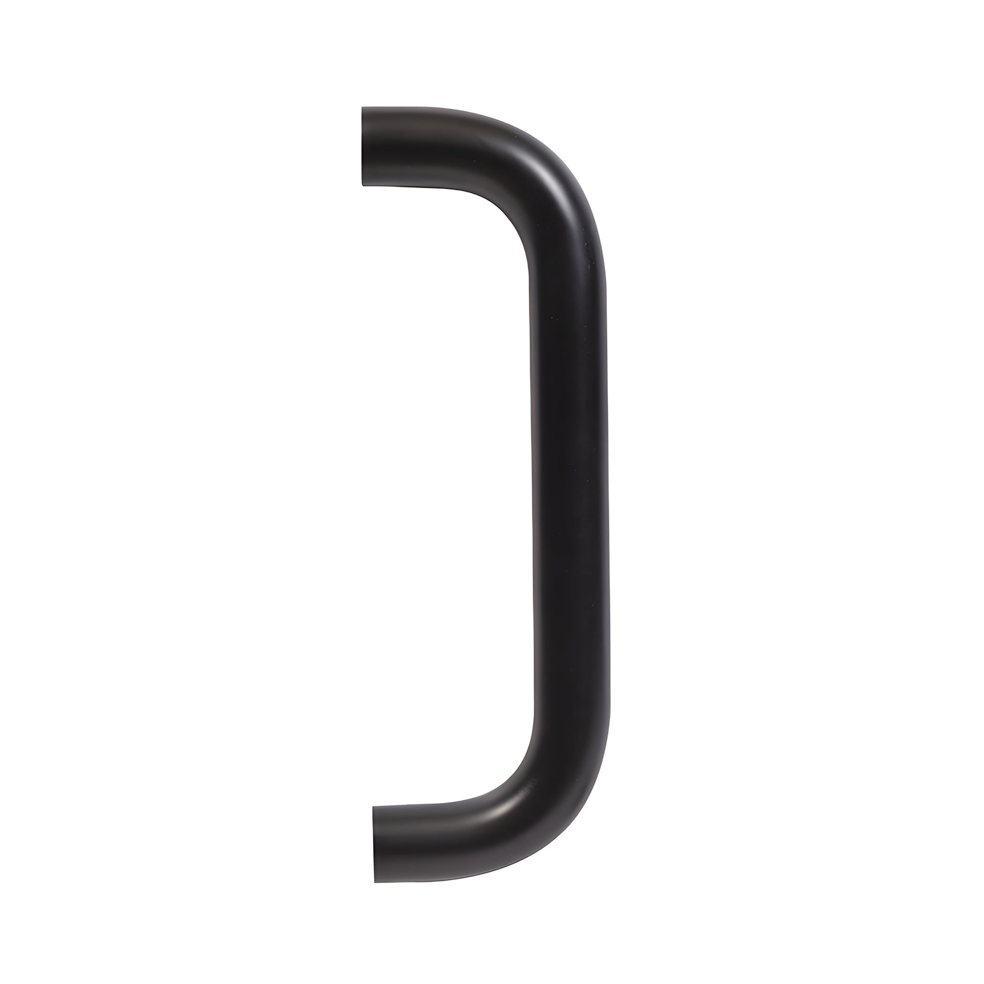 Oil-rubbed bronze 1in solid single-sided pull handle with thru-bolts, 8in center-to-center - SKU M165810B