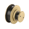 CRL Satin Brass Deluxe 180 Degree Cambridge Series Two Door Bypass Sliding Shower Door System