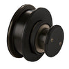 CRL Matte Black Deluxe 180 Degree Cambridge Series Two Door Bypass Sliding Shower Door System