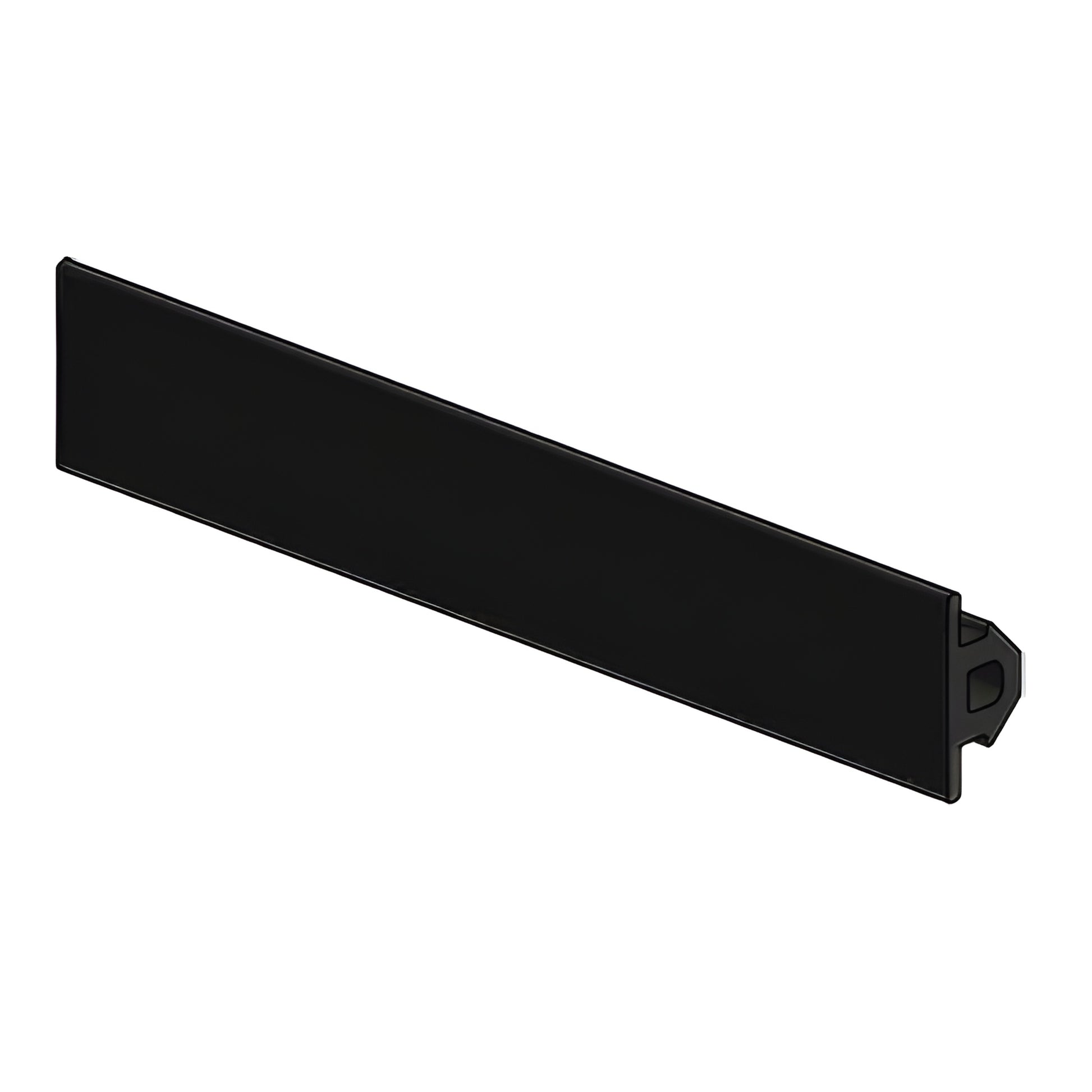 Black rubber Fallbrook XL fixed-profile gasket strip, 29mm glazing, 50m roll (SKU: FFP16BL)