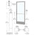 CRL-U.S. Aluminum Narrow Stile Geared Hinge for Surface-Mount Closer