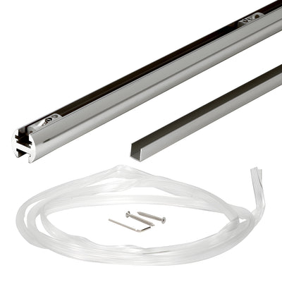 CRL Brite Anodized 144" EZ-Adjust Shower Door Header Kit