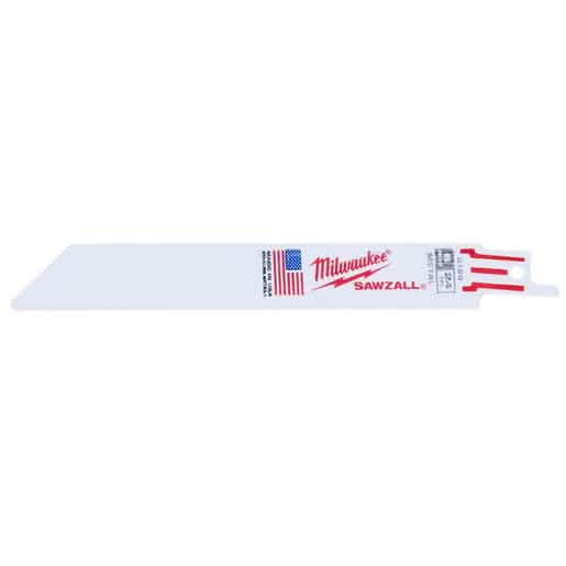 CRL Milwaukee® 6" Sawzall® Blade 24 TPI - Precision Cutting Tool for Metal & Wood
