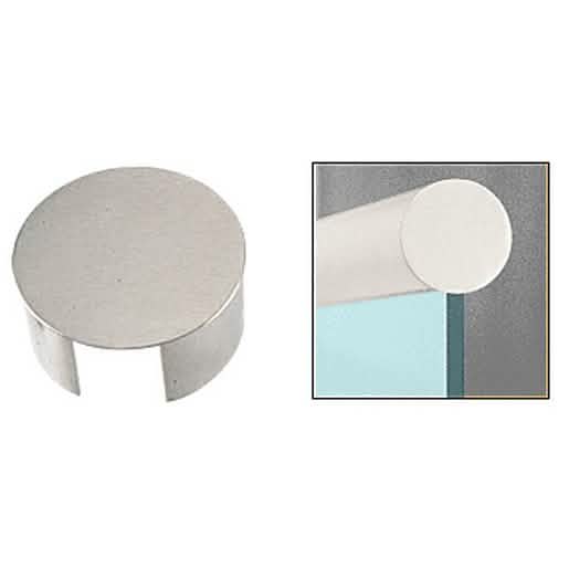 CRL 316 Brushed Stainless End Cap for 3" Railing - Durable, Sleek Finish