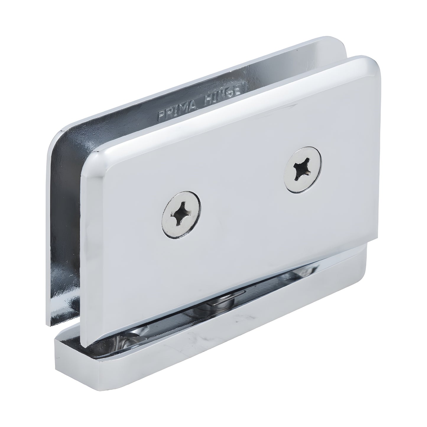 CRL Prima PPH0151CH polished chrome 5 preset brass shower door hinge for 8-10mm glass