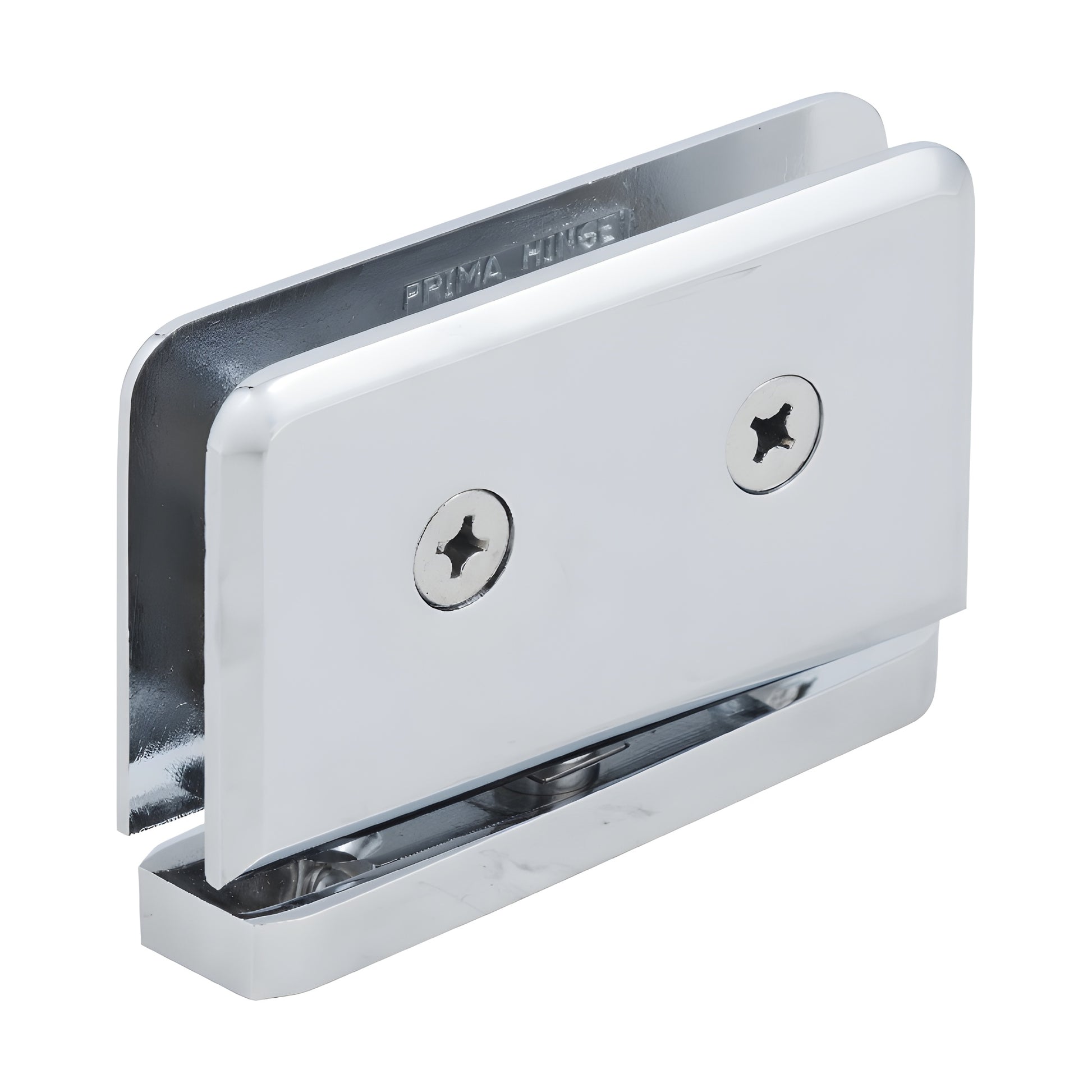 CRL Prima PPH0151CH polished chrome 5 preset brass shower door hinge for 8-10mm glass