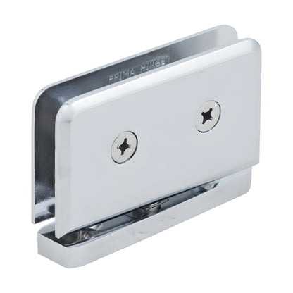 CRL Prima PPH0151CH polished chrome 5 preset brass shower door hinge for 8-10mm glass