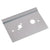 CRL 6x10 Brushed Stainless Right-Hand Center Lock Door Latch Guard