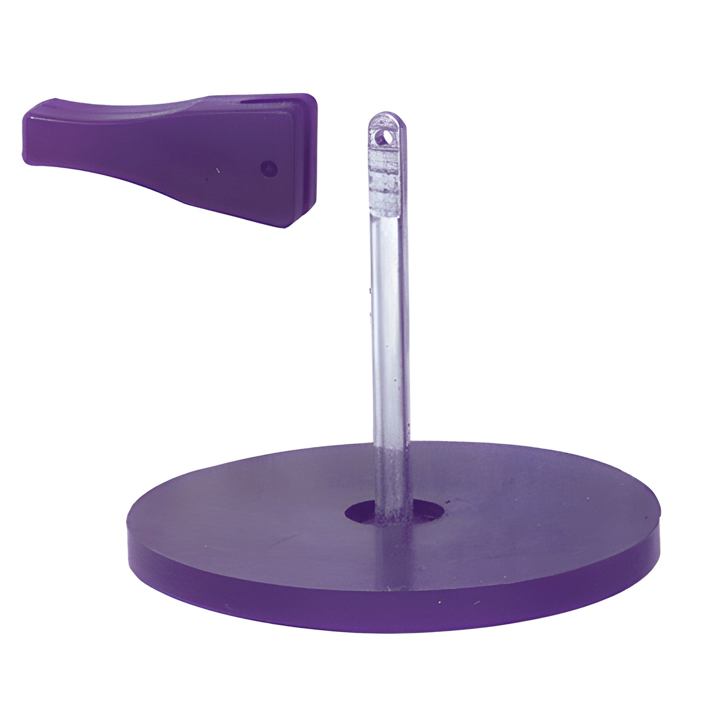 CRL replacement purple rubber suction cup with plastic trigger and brass pin for precision circle cutters, SKU 5195