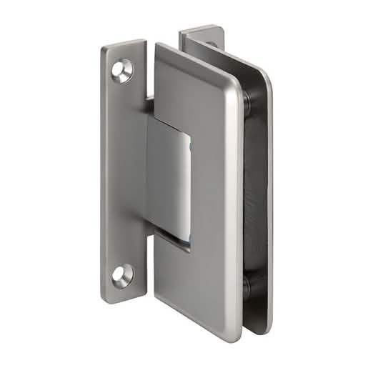 Satin Nickel Wall Mount 'H' Back Plate Hinge - CRL Cologne 037 Series, sleek and durable.