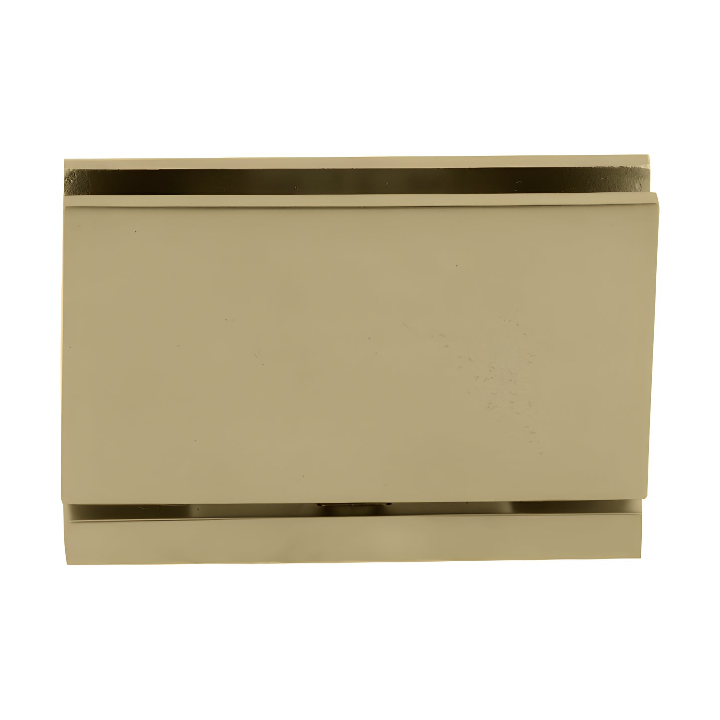 Cardiff CAR01BBRZ brushed bronze brass squared pivot hinge for shower doors, floor/head mount, fits 8-10mm glass