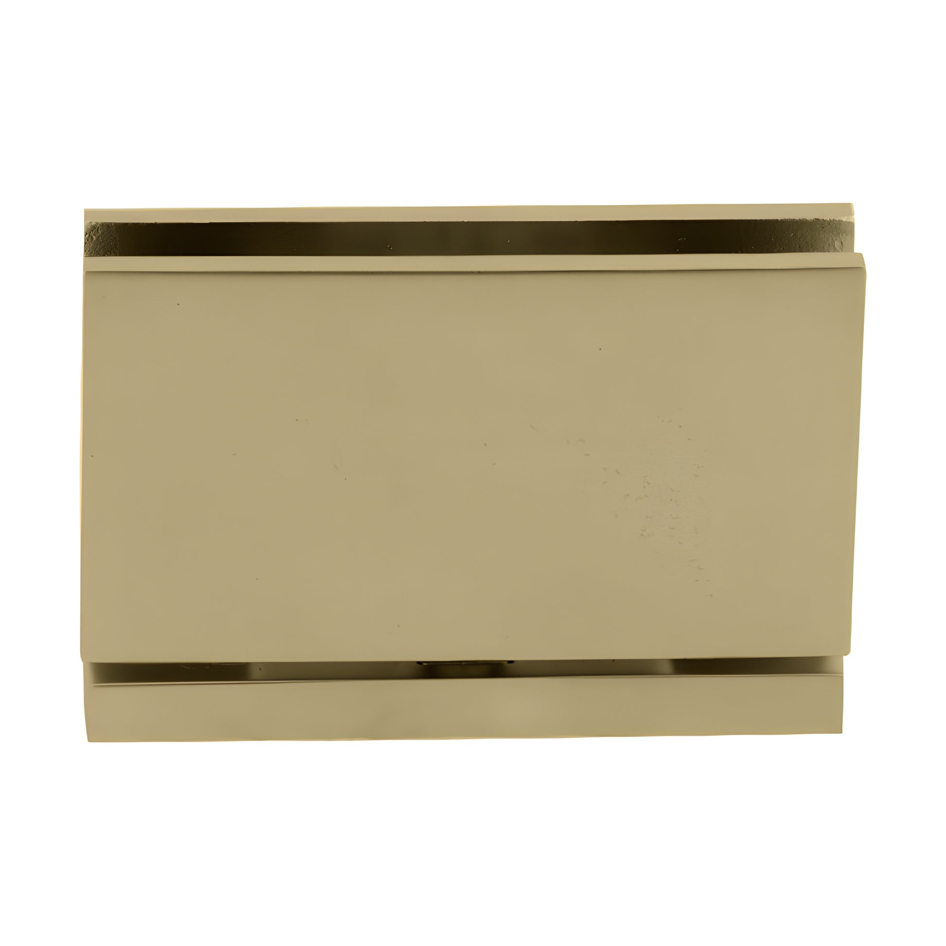 Cardiff CAR01BBRZ brushed bronze brass squared pivot hinge for shower doors, floor/head mount, fits 8-10mm glass