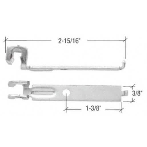 CRL 2-15/16\" Steel Lite-Lift Spiral Balance Foot for Wood Windows - Durable & Reliable