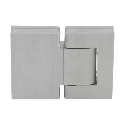 CRL Satin Anodized Vernon Oil Dynamic 180° Glass-to-Glass Hinge for sleek shower doors.