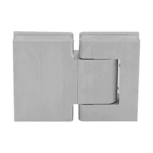 CRL Satin Anodized Vernon Oil Dynamic 180° Glass-to-Glass Hinge for sleek shower doors.