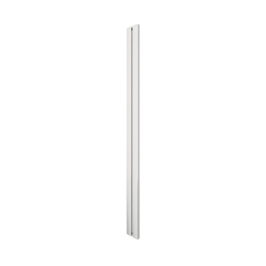 Polished stainless steel I-Style square tubular shower door handle, back-to-back for 3/8" glass (SKU HPH481PS)