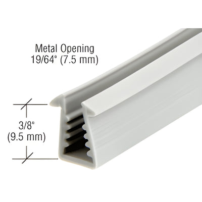 CRL Shower Door Glazing Vinyl for 7/32" to 1/4" Glass - 100' Roll