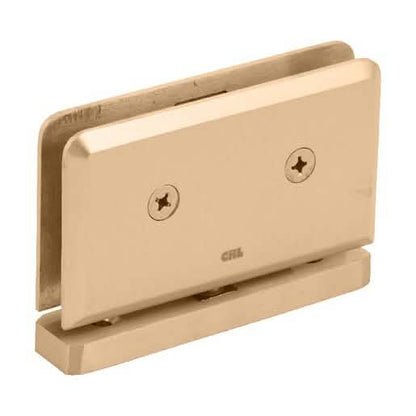 "CRL Satin Brass Senior Prima 01 Series Hinge - Top/Bottom Mount, Sleek and Durable Design