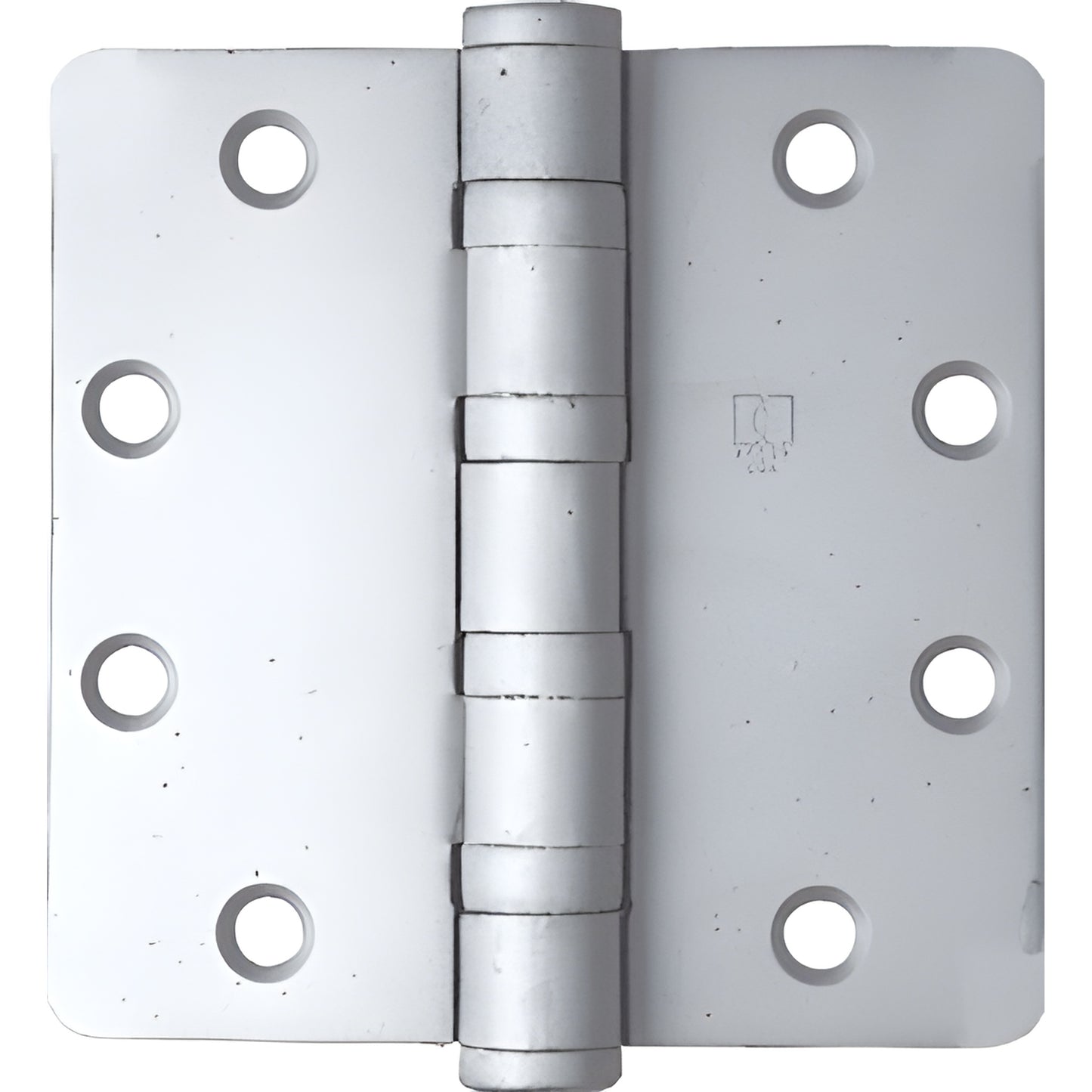 Satin chrome 4-1/2x4 in. ball-bearing 5-knuckle door hinge, non-removable pin, SKU BB55NRPA