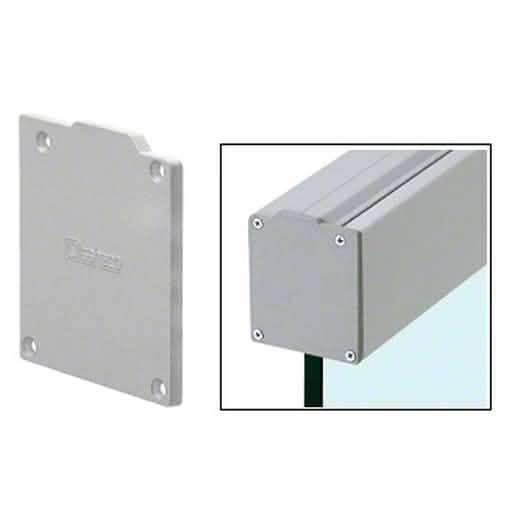 CRL285 Satin Anodized End Cover Plate for Top Track, No Fixed Panel Adapter Included
