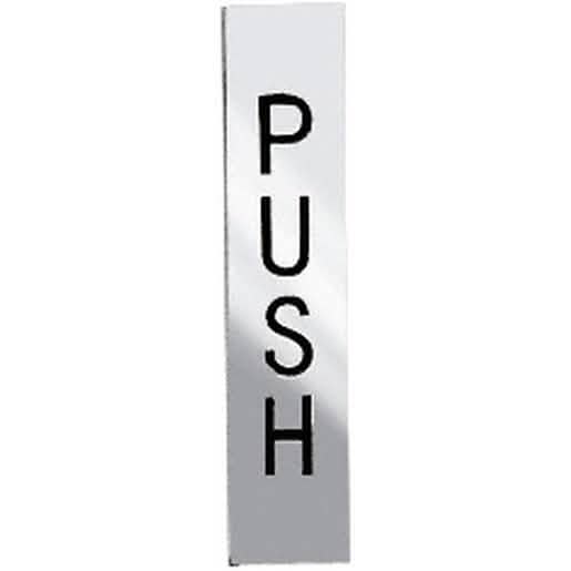 CRL Polished Stainless 4-1/2" Push Indicator - Sleek, Durable Door Accessory