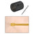 CRL Slim Line Matte Black Wall Mount Bracket for Glass