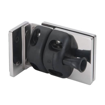 CRL 316 Polished Stainless Steel Wall/Square Post Mount Gate Latch - Durable & Stylish