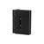 CRL Melbourne Matte Black Offset Wall-Mount Shower Glass Door Hinge