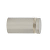 SDK212BN brushed nickel solid brass cylinder glass door knob, 3/4 in. dia, 1-1/4 in. projection, fits 1/4-1/2 in. glass