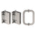 CRL Vienna Brushed Nickel Frameless Shower Door Hardware Kit