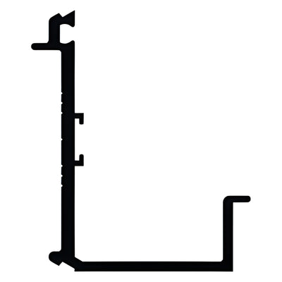 CRL-U.S. Aluminum Pressure Bar, No Thermal Isolator, Painted 24'-2"