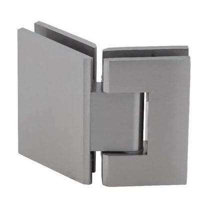 CRL Geneva 545 Brushed Nickel 135° Glass-to-Glass Hinge for sleek modern doors.