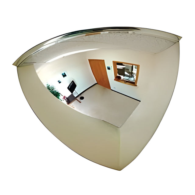 Acrylic Dome Mirror – Quarter Dome, 90 Degrees, 24" Diameter