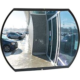Acrylic Exterior Convex Mirror, 12" Diameter- 1 Each