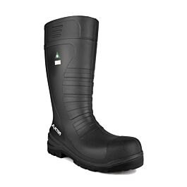 Acton, All Terrain, Steel toe, Waterproof, PU, Black, Size 10 - 1 Pair