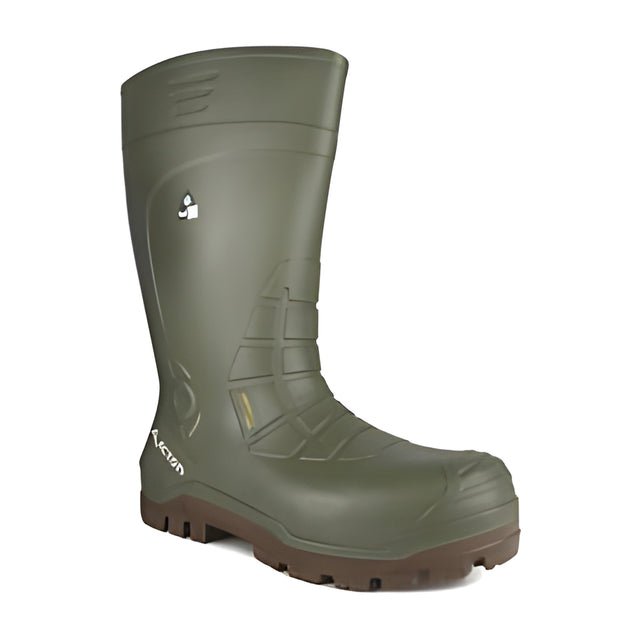 Acton, Bering, Steel toe, Waterproof, PU, Green, Size 11 – Pair