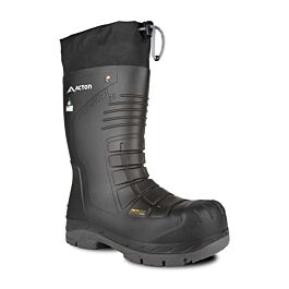 Acton, Icelander2, Steel toe, Waterproof, PU, Slip Resistant, Black, Size 11 - 1 Pair