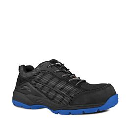 Acton, Profusion, Steel toe Shoes, Black & Blue, Size 07 - 1 pair