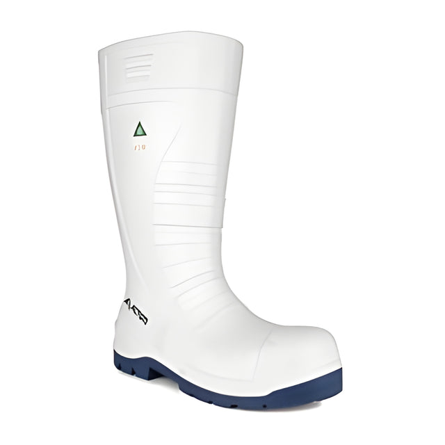 Acton, All Terrain, Steel toe, Waterproof, PU, White, Size 06 – Pair