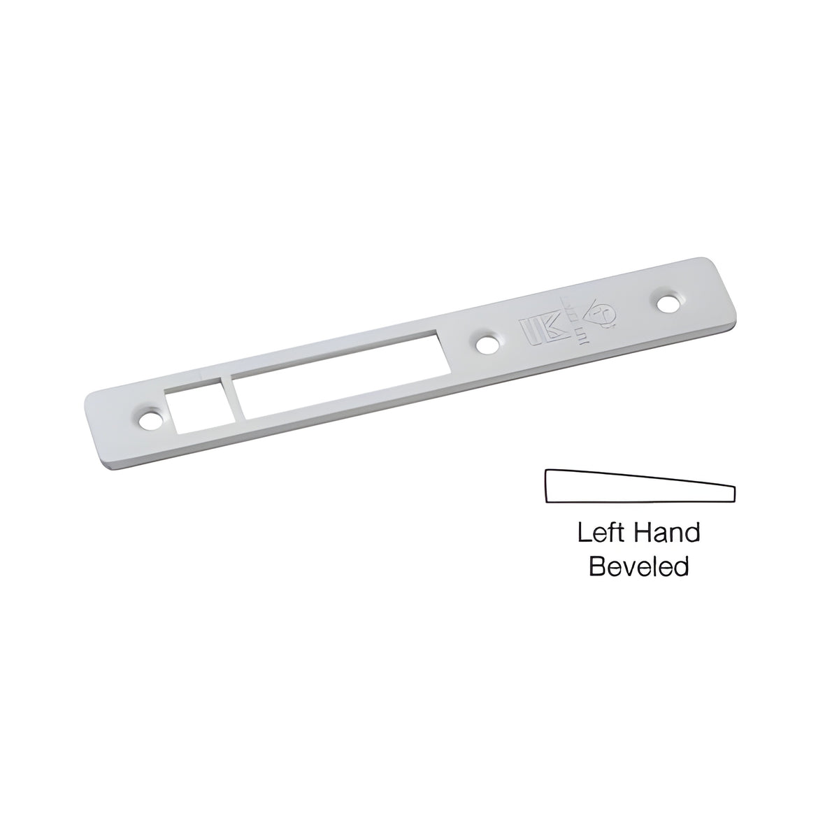 Adams Rite® Aluminum Left Hand Optional Faceplate for Offset Hung Single Door