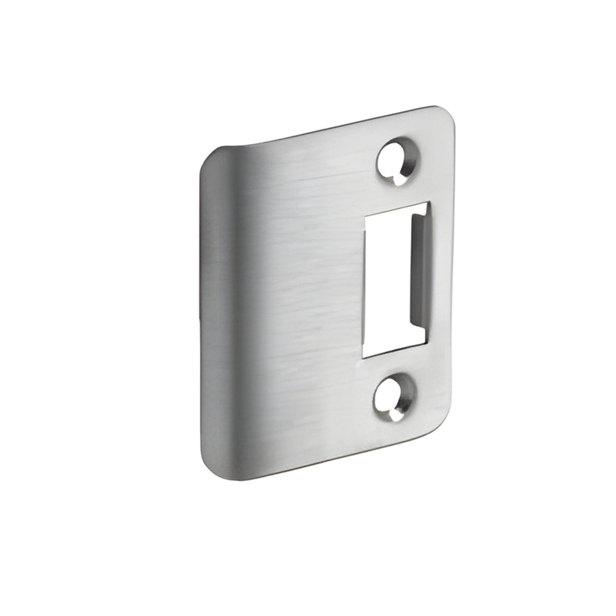 Adams Rite® Brushed Stainless Frame Lock Strike for Center Hung 4" Door Frame