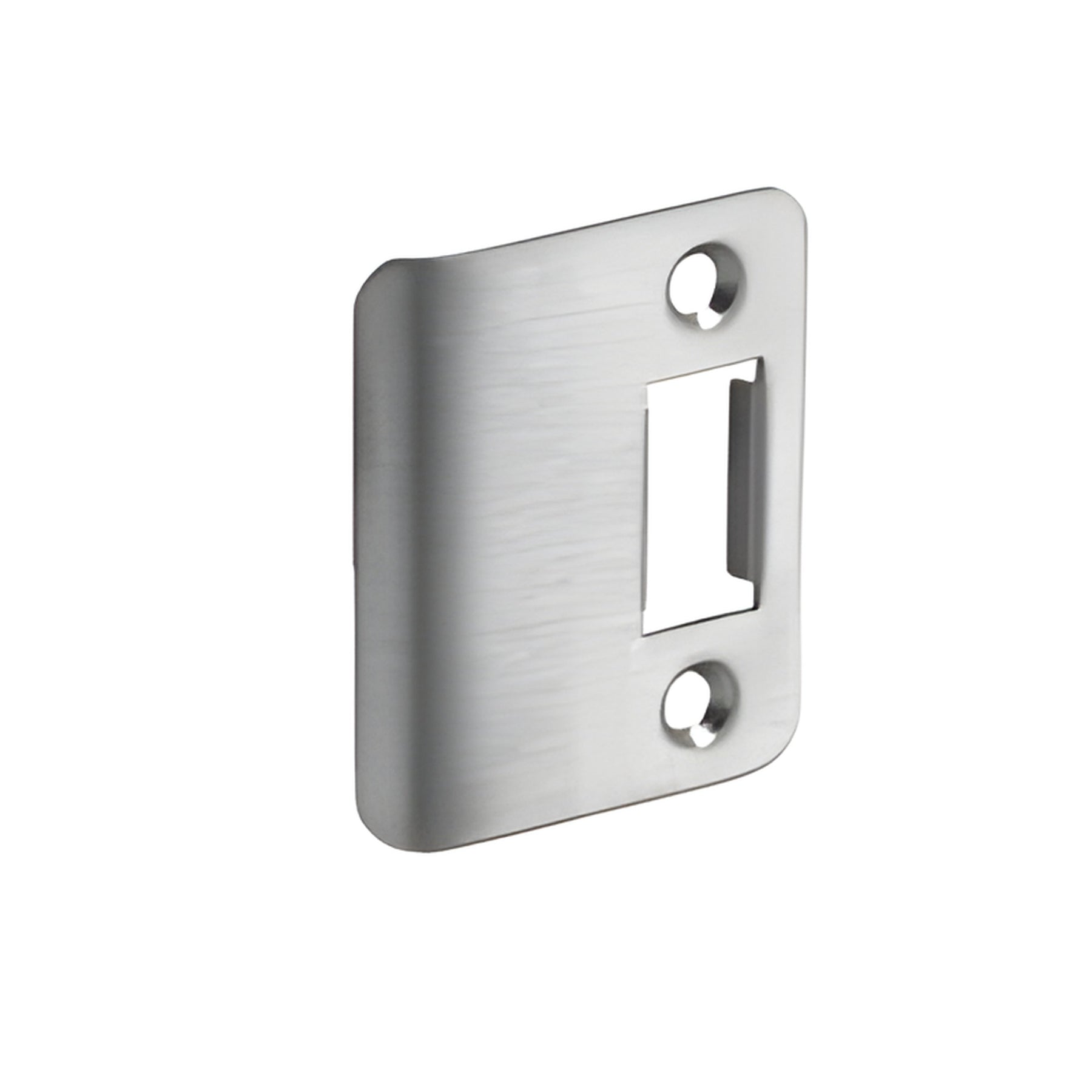 Adams Rite® Brushed Stainless Frame Lock Strike for Center Hung 4" Door Frame
