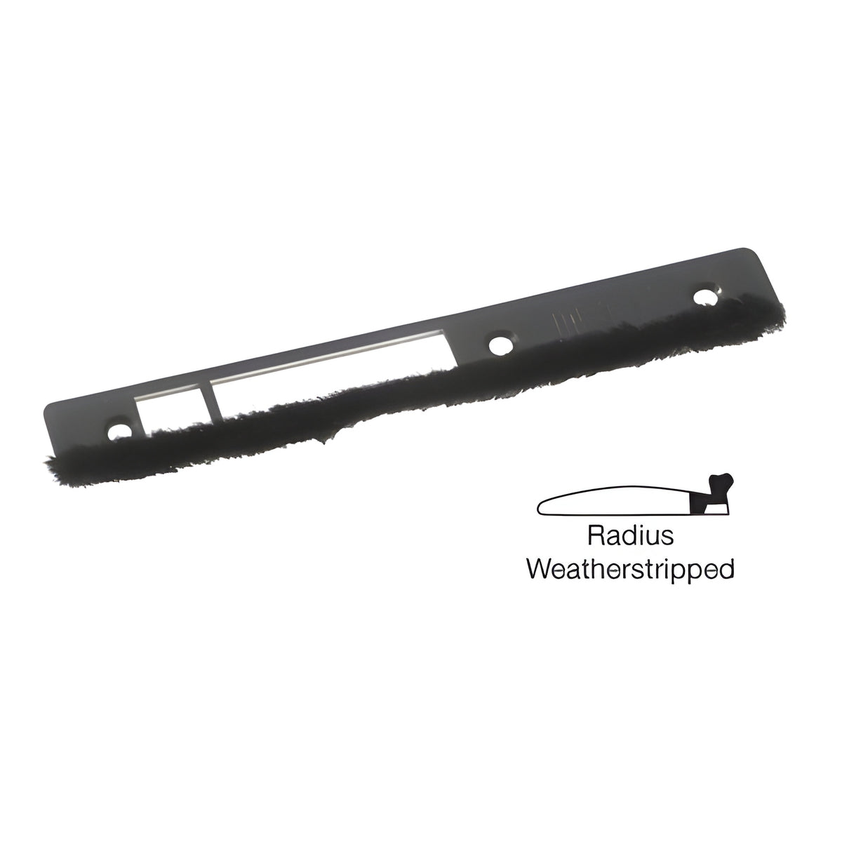 Adams Rite® Dark Bronze Optional Faceplate for Center Hung Single Door